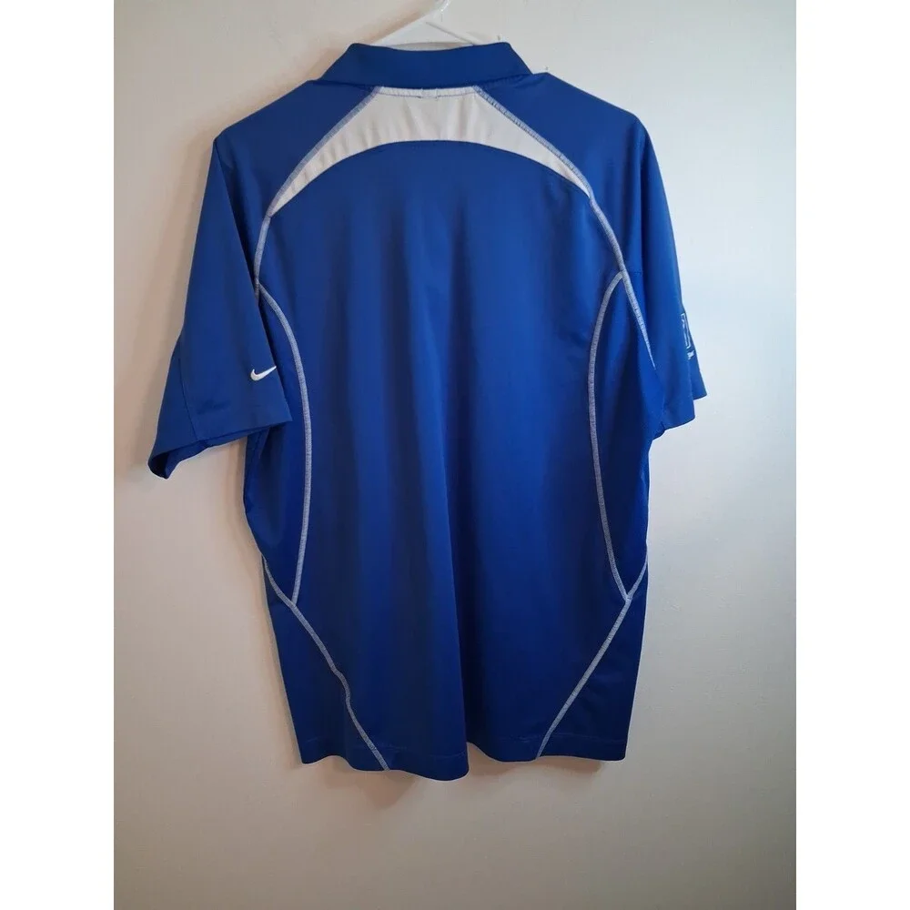 Nike Golf Dri-Fit Polo Men's Large Blue PGA Sawgrass 